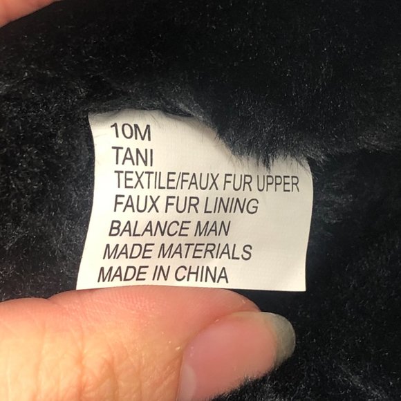 Makalu Tani Faux Fur Lined Pom Pom Boot bootie, Black, Women's 10 - Picture 8 of 8